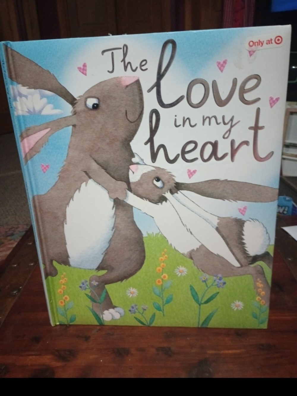 Target Brown & White Bunny Love Decorative Coffee Table Book